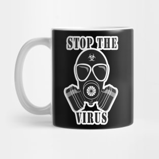 stop the virus mask Mug